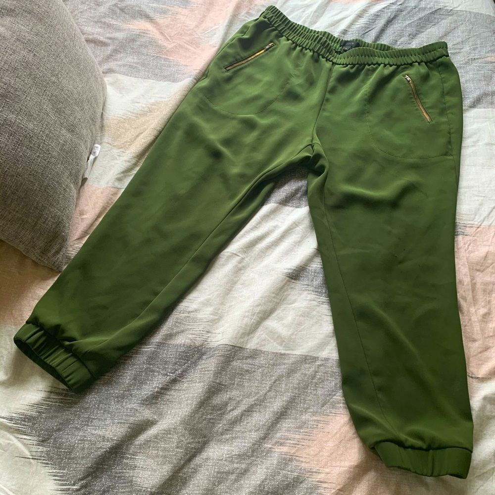 J Crew Sz 16 Turner Lounge Jogger Safari Green